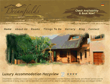 Tablet Screenshot of dreamfieldsguesthouse.com